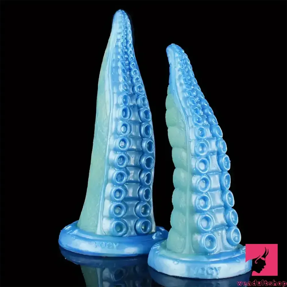7.16in 9.05in Fantasy Monster Octopus Tentacle Silicone Flexible Dildo