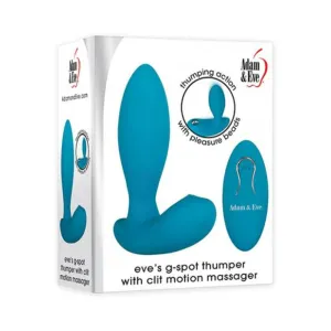 A&e G-spot Thumper With Clit Motion Massager Rechargeable. Remote Control Teal