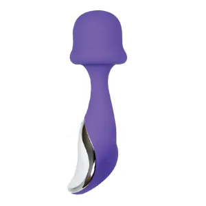 Adam & Eve Sensual Touch Rechargeable Silicone Wand Vibrator Purple