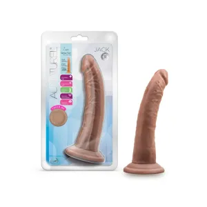 Au Naturel Jack 7 in. Posable Dual Density Dildo Tan