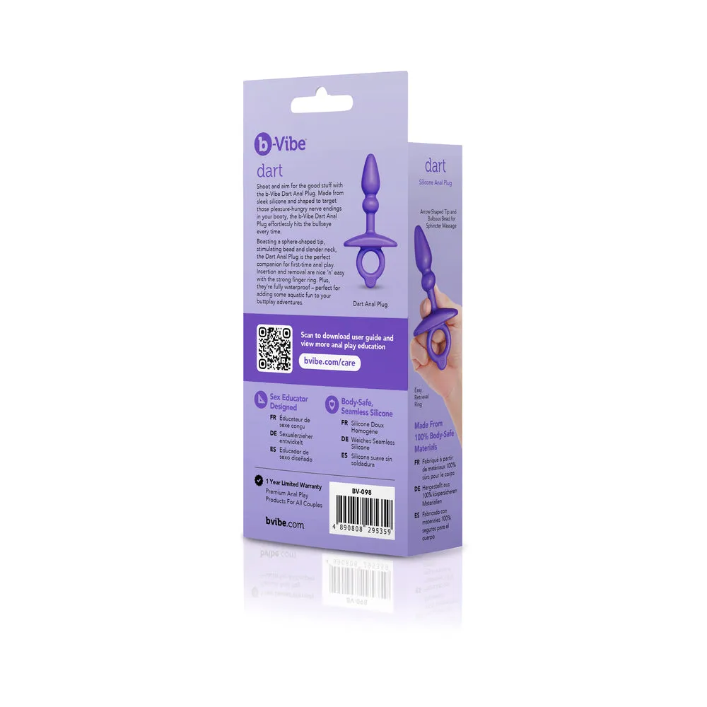 b-Vibe Butties Dart Silicone Anal Plug