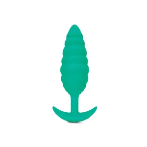 B-vibe Twist Texture Plug Green