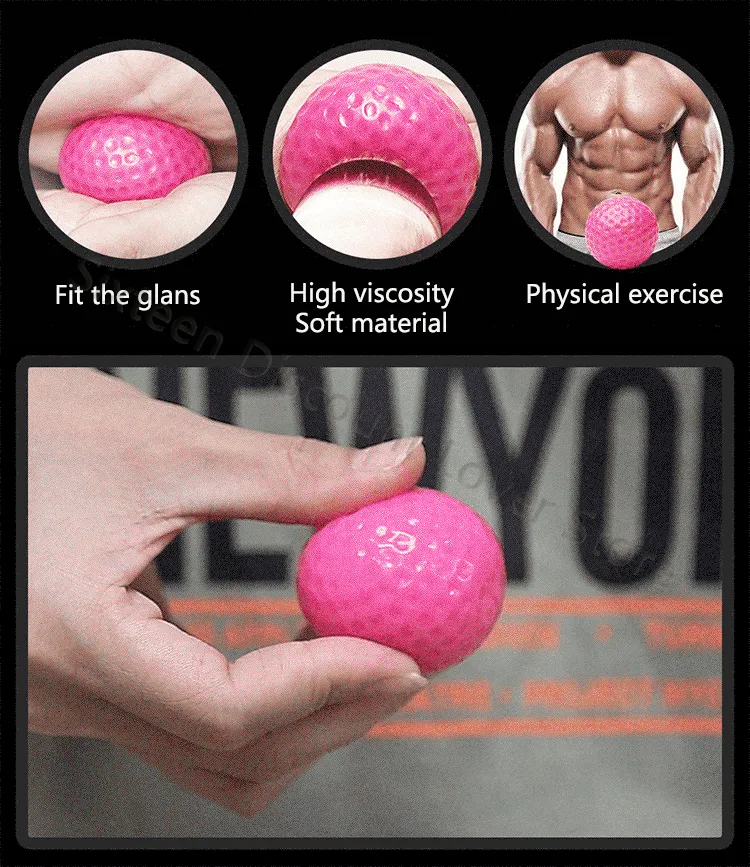 BIGBANG Male Masturbator Transparent Soft Endurance Exercise Sex Toy