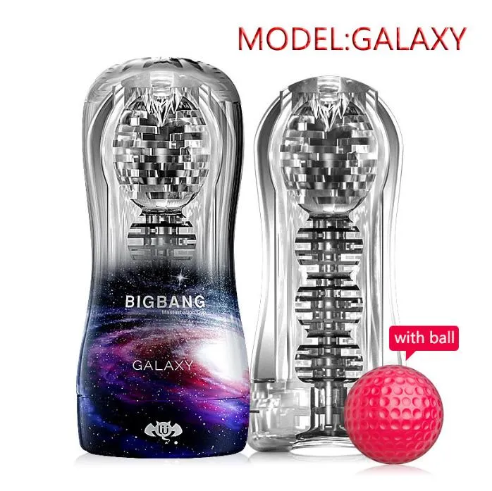 BIGBANG Male Masturbator Transparent Soft Endurance Exercise Sex Toy