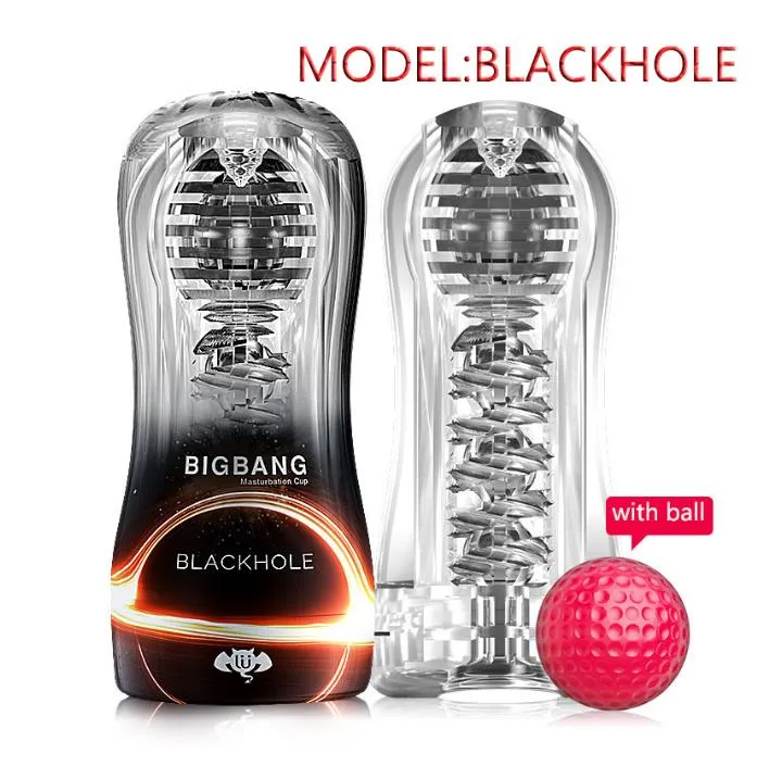 BIGBANG Male Masturbator Transparent Soft Endurance Exercise Sex Toy