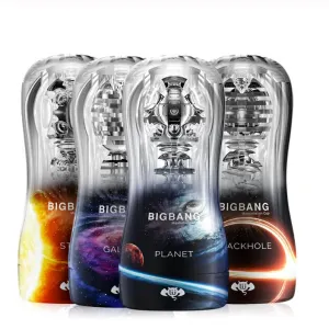 BIGBANG Male Masturbator Transparent Soft Endurance Exercise Sex Toy