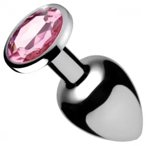 Booty Sparks Pink Gem Anal Plug Md