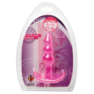 Bubbles Bumpy Starter Anal Plug - Pink