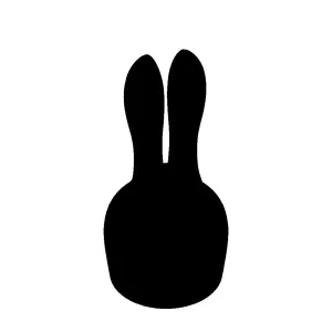 Bunny Attachment Black for Nalone Wands