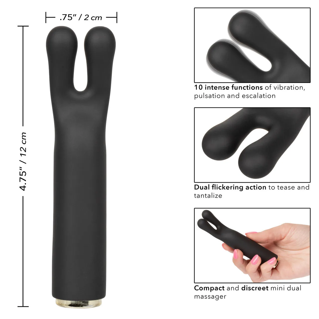 CalExotics Raven Charmer Vibrator Rechargeable
