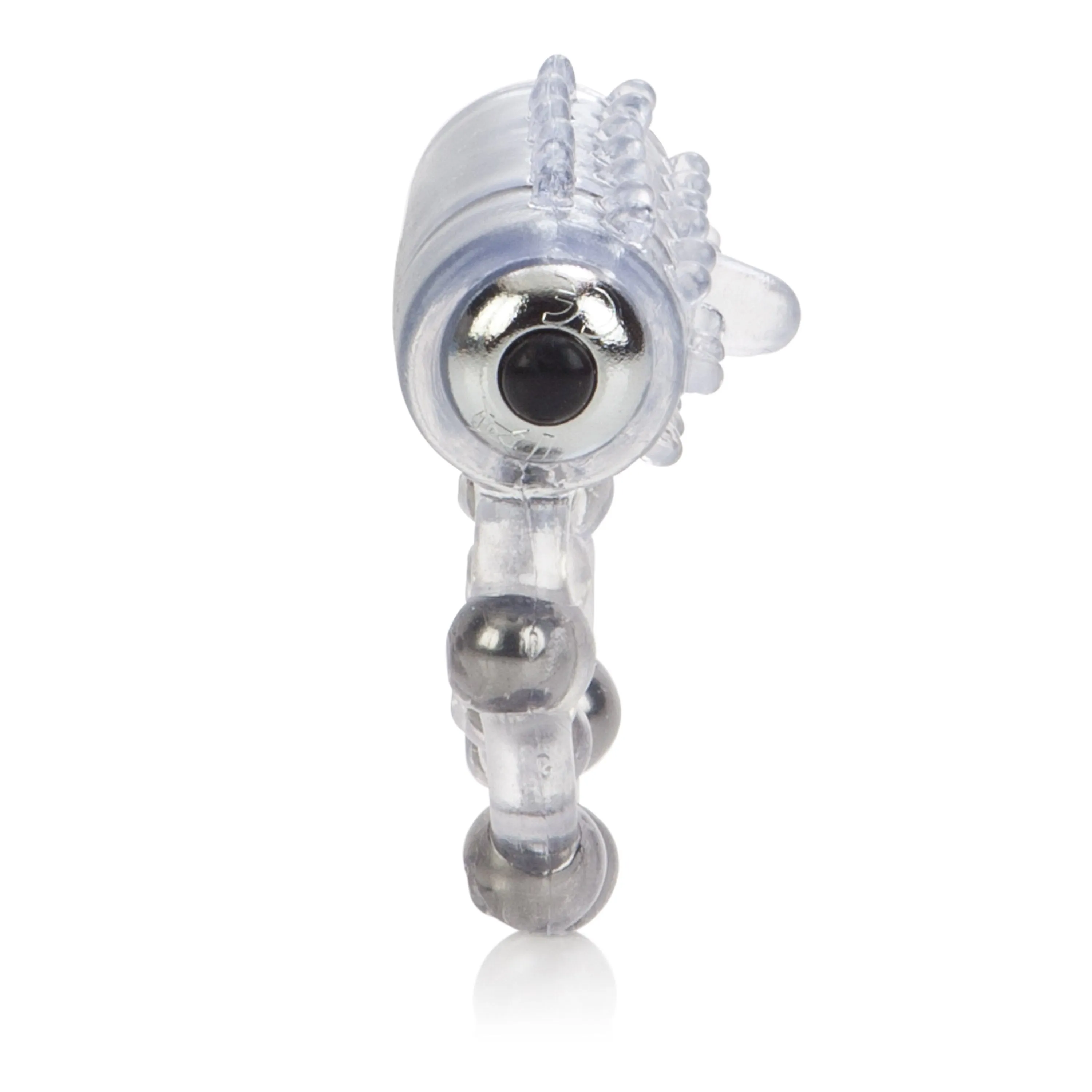 California Exotics - 10 Bead Maximus Cock Ring (White)