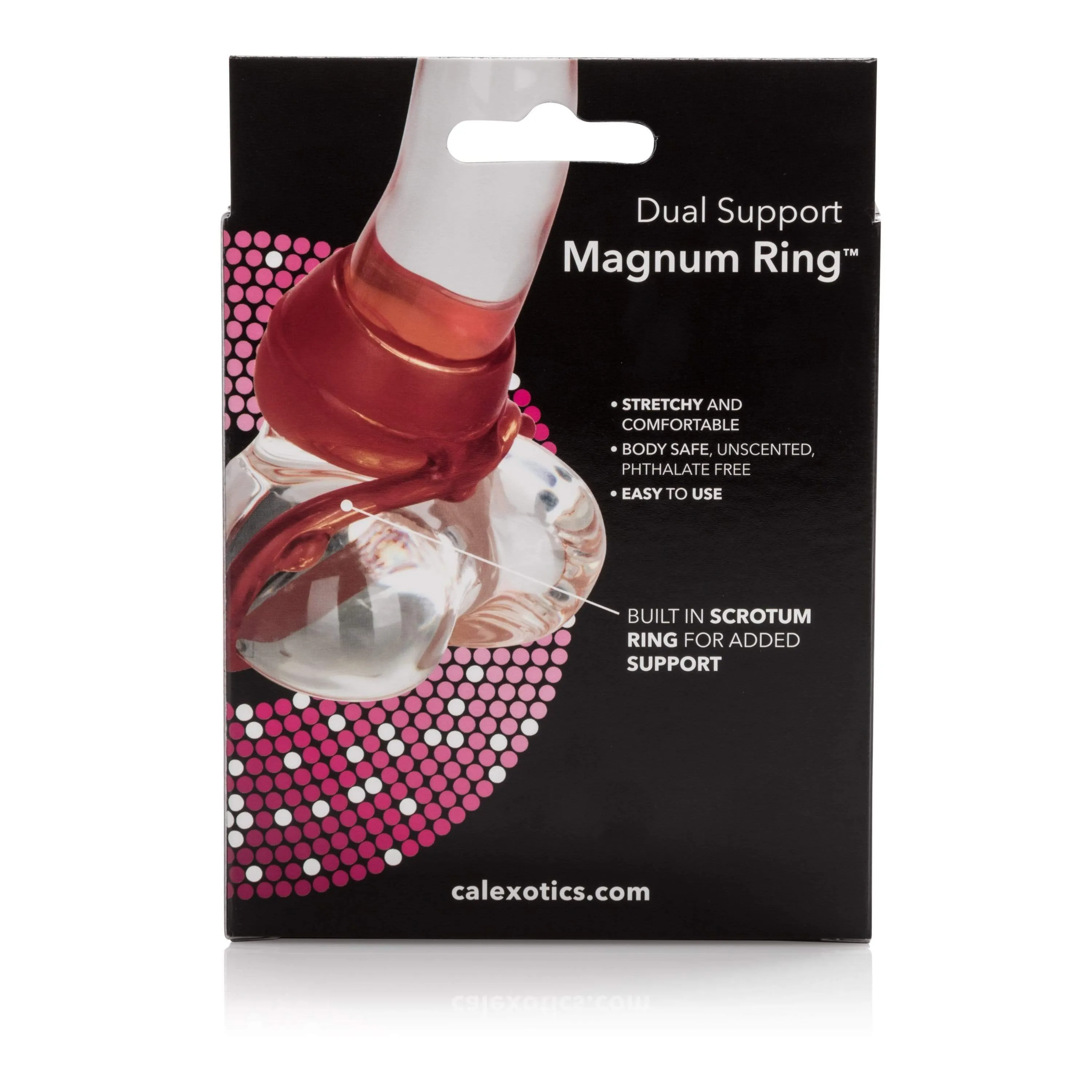 California Exotics - Dual Support Magnum Cock Ring (Red)