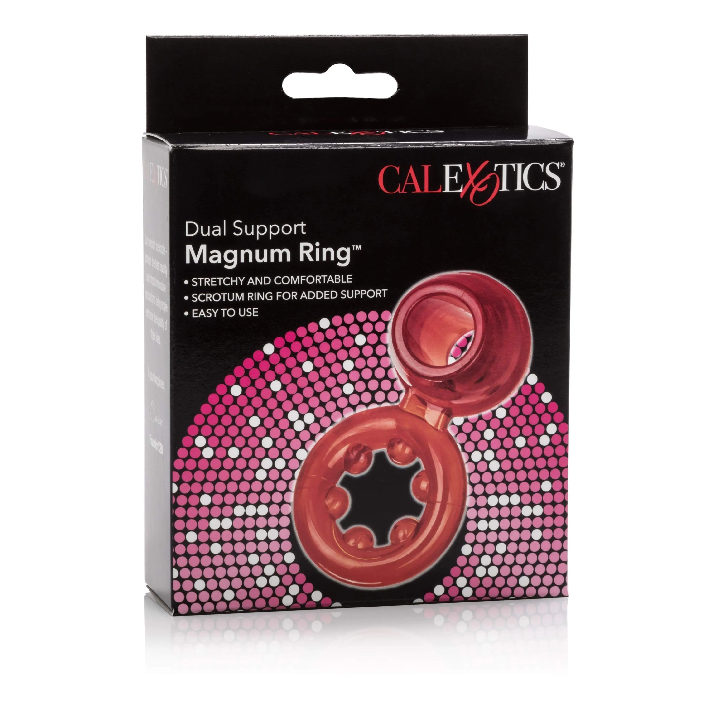 California Exotics - Dual Support Magnum Cock Ring (Red)