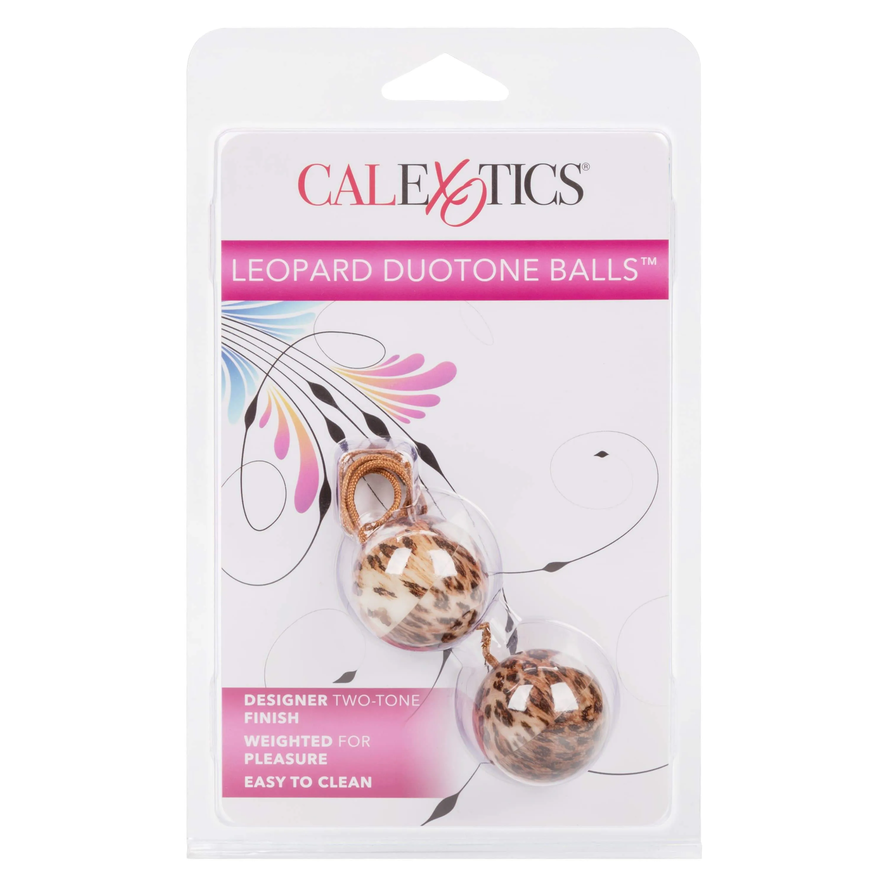 California Exotics - Leopard Duotone Weighted Kegel Balls (Leopard)