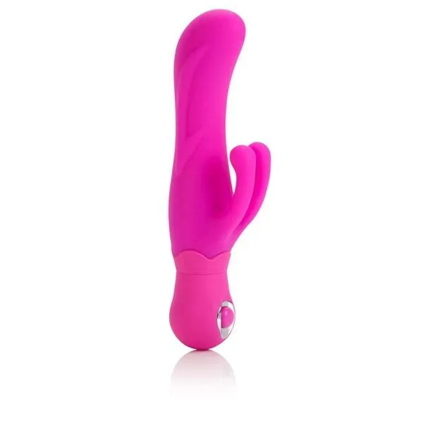 California Exotics - Posh Silicone Double Dancer Rabbit Vibrator (Pink)