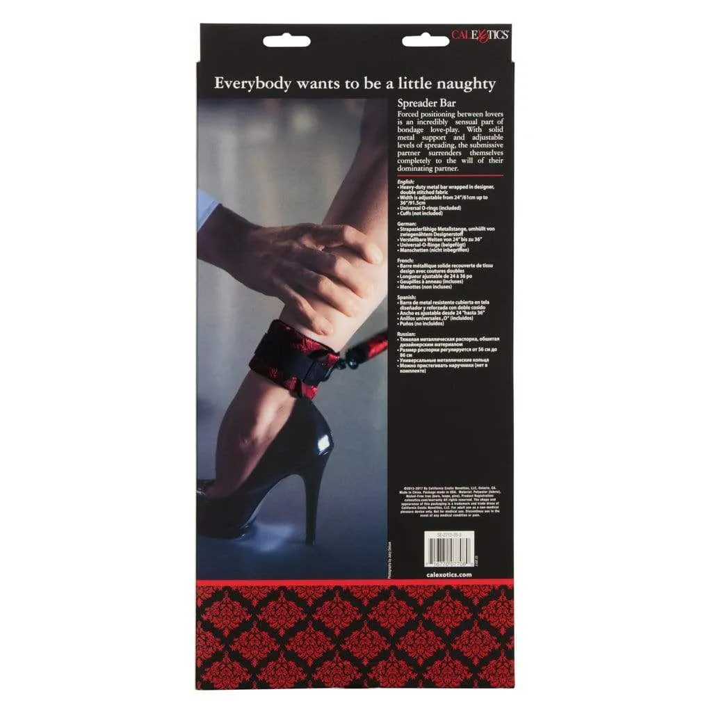 California Exotics - Scandal Spreader Bar (Red)