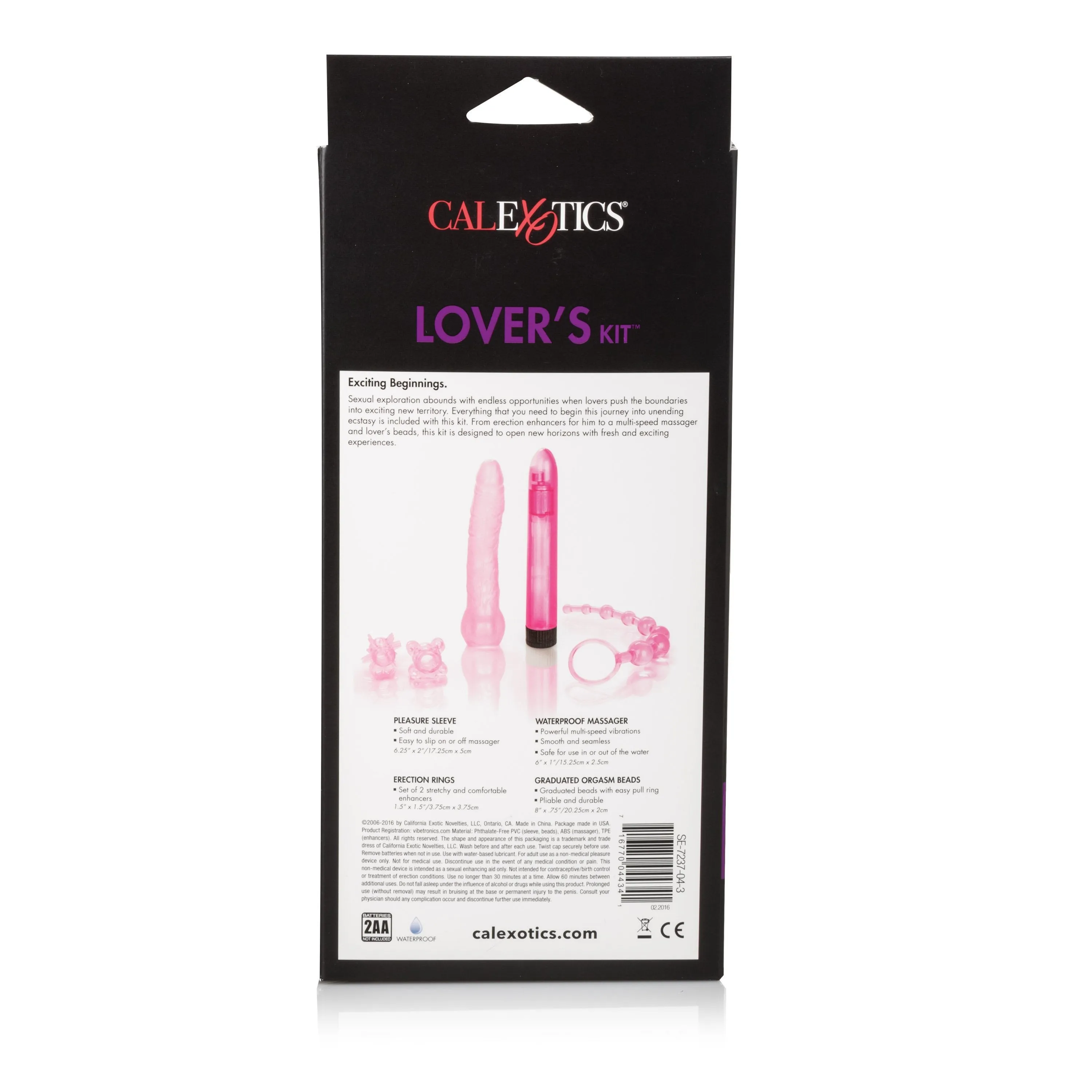 California Exotics - Starter Lover's Couple Beginners Kit (Pink)