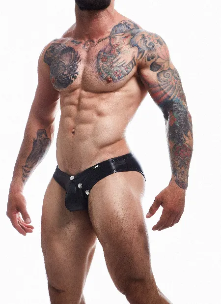 CUT FOR MEN SNAP ERGONOMIC BRIEF XLARGE BLACK