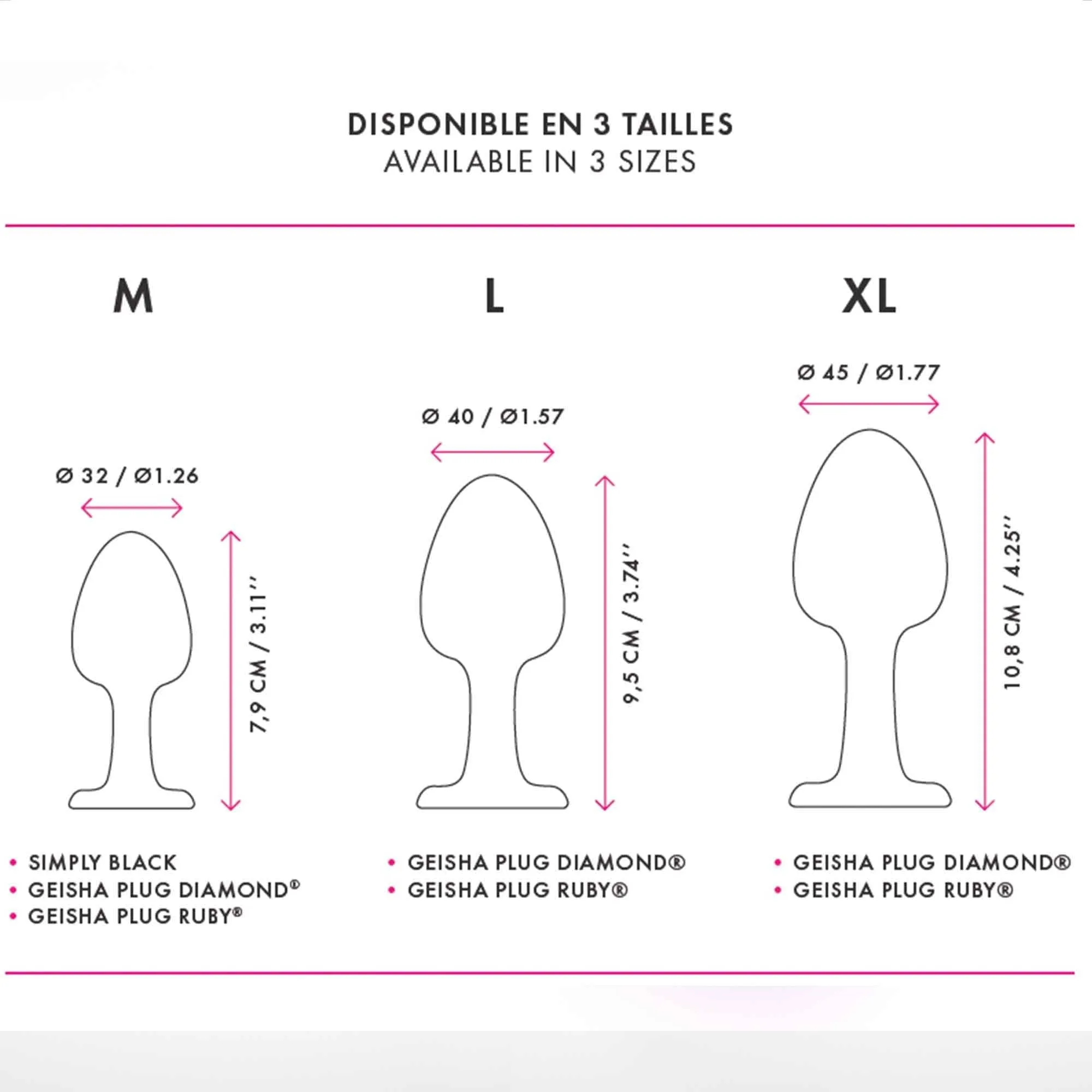 Dorcel Geisha Plug Ruby