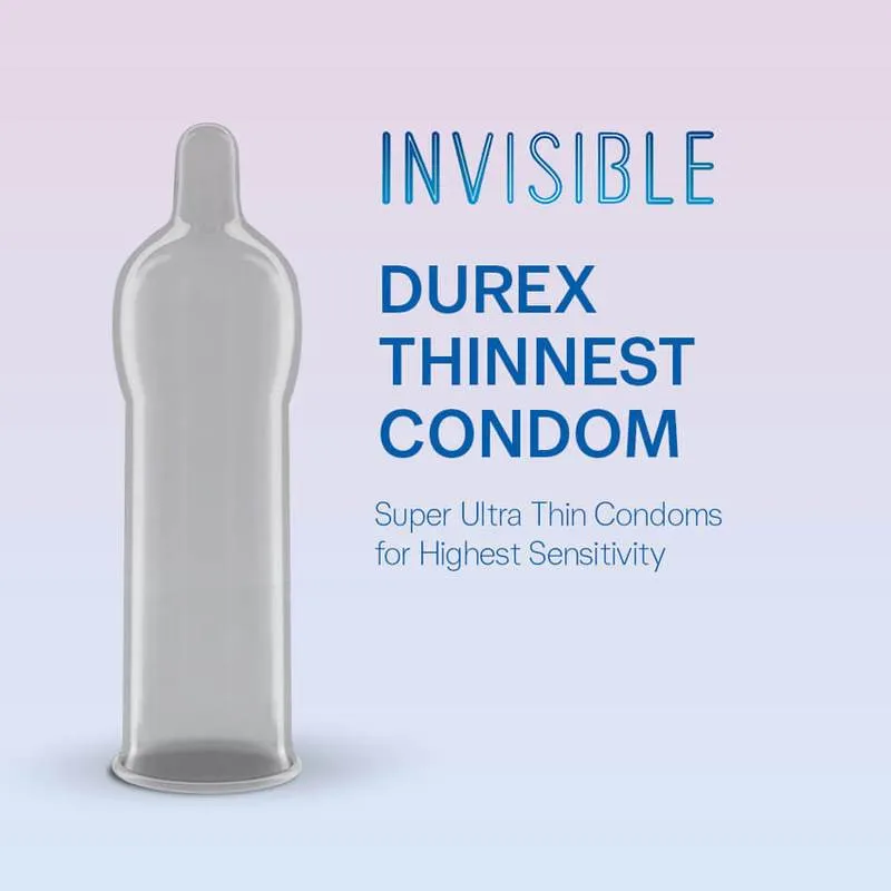 Durex - Invisible Extra Lubricated Condoms
