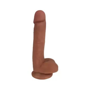 Easy Rider Bioskin Dual Density Dong 7in With Balls