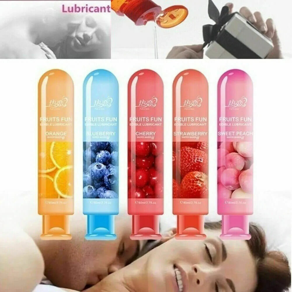 Edible Fruit Water Based Personal Sex Massaging Lube