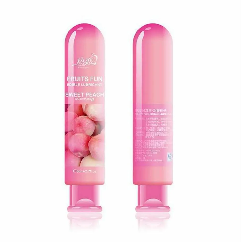 Edible Fruit Water Based Personal Sex Massaging Lube
