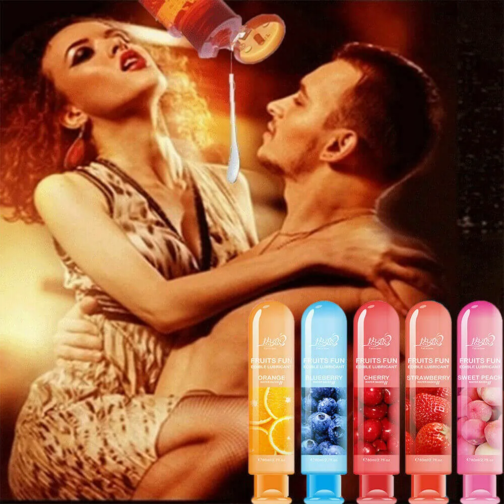 Edible Fruit Water Based Personal Sex Massaging Lube