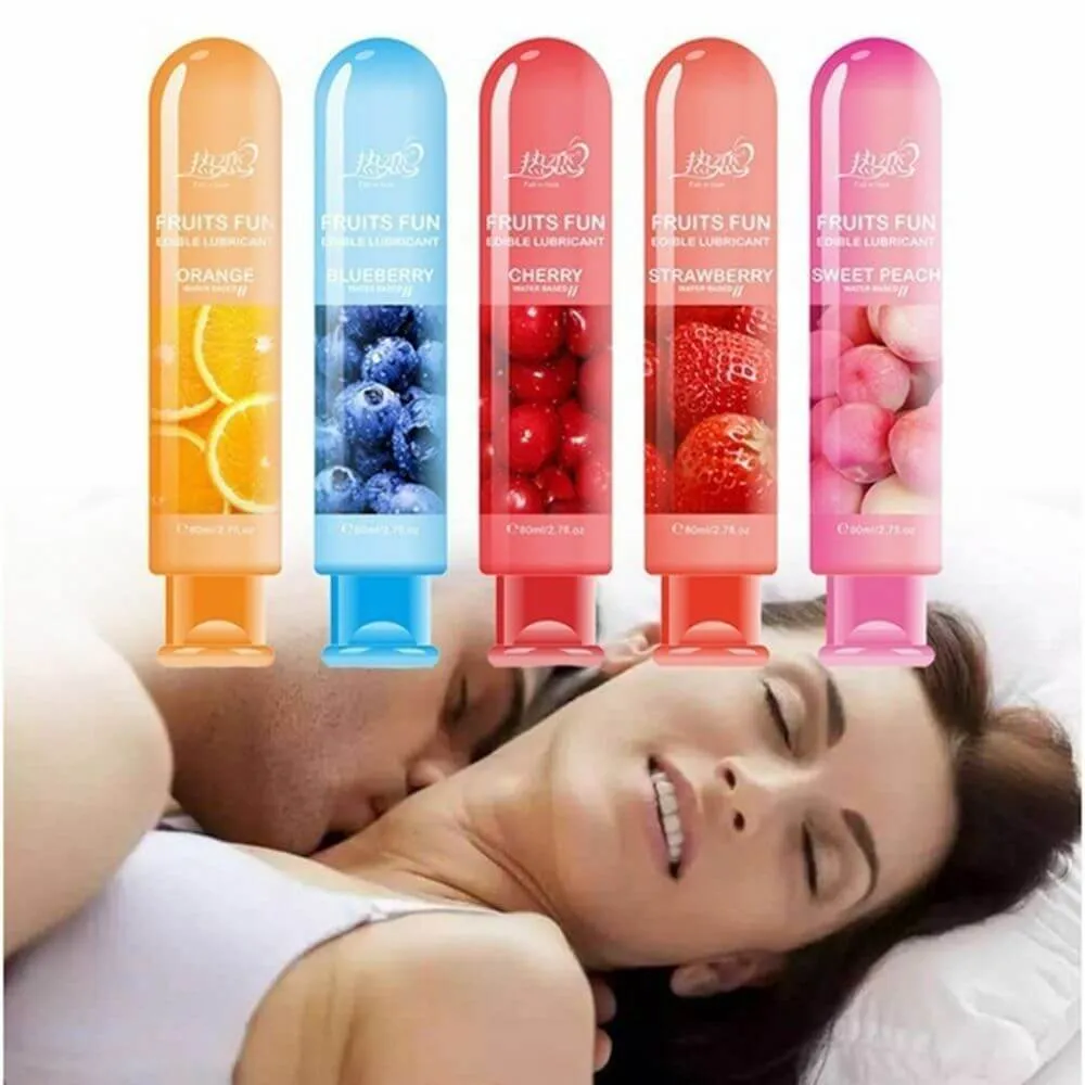 Edible Fruit Water Based Personal Sex Massaging Lube