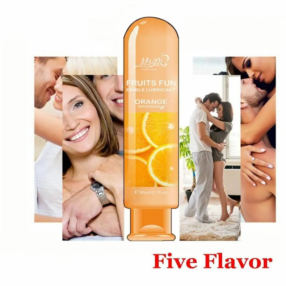 Edible Fruit Water Based Personal Sex Massaging Lube