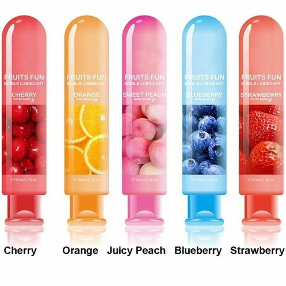 Edible Fruit Water Based Personal Sex Massaging Lube