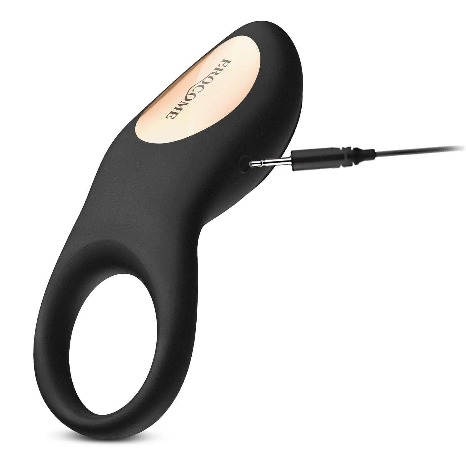 Erocome - Sagitta Remote Control Rechargeable Silicone Cock Ring (Black)