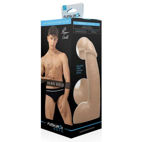 Fleshlight - Fleshjack Boys Reno Gold Dildo 7.5 (Beige)