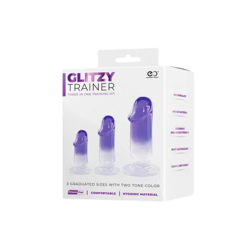 Glitzy Trainer 3 in 1 PVC Dong Kit - Transparent