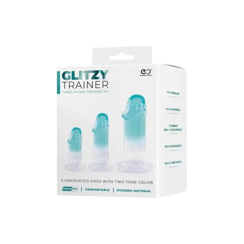 Glitzy Trainer 3 in 1 PVC Dong Kit - Transparent