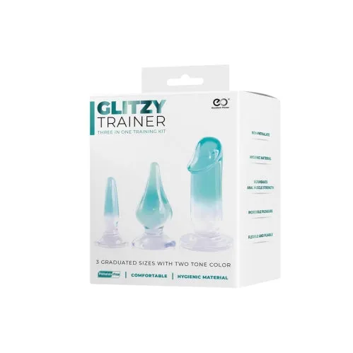 Glitzy Trainer 3 in 1 PVC Mulit Kit - Transparent