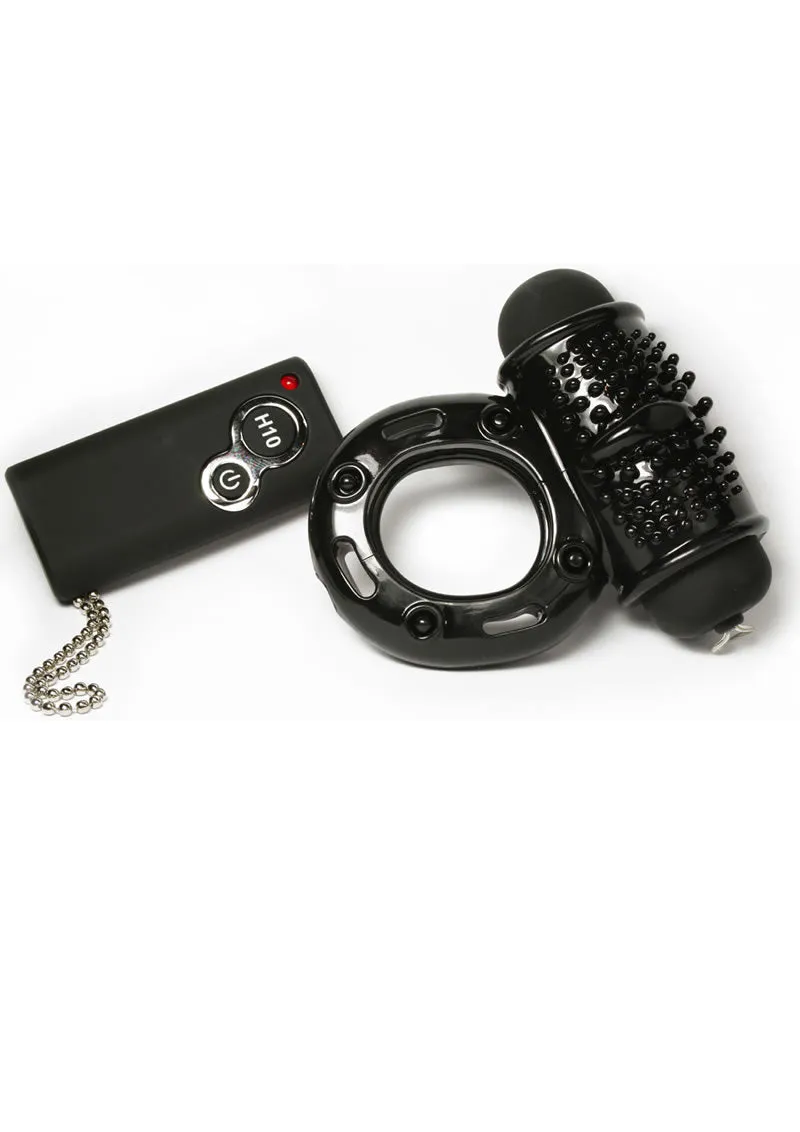 Hero Remote Control Cockring - Black