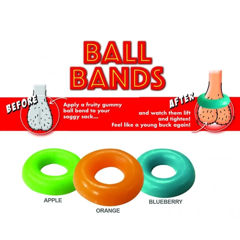 Hott Products Ball Bands Gummy Cock Rings