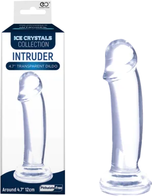Intruder 4.5 Transparent Dildo (Clear)