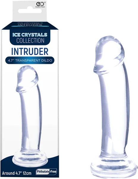 Intruder 4.5 Transparent Dildo (Clear)