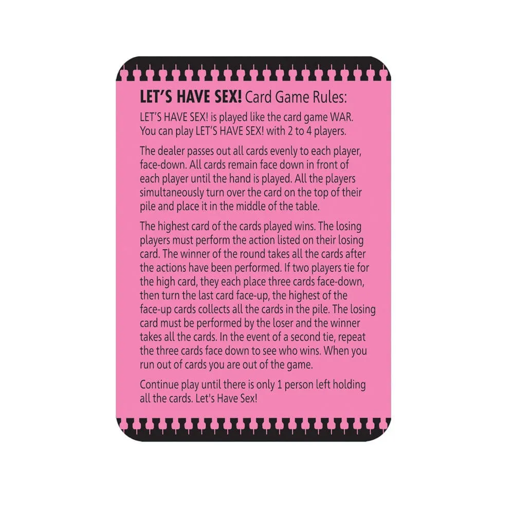 Little Genie Let's Have Sex Card Game