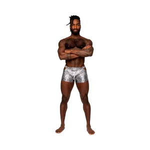 Male Power S'naked Pouch Short Silver/Black XL