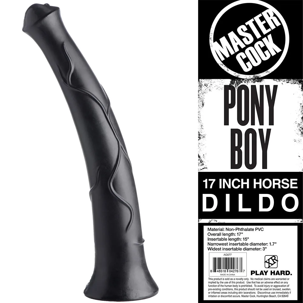 Master Cock Pony Boy 17 Huge Dildo Veined Dong XXXL 43cm Giant Sex Toy