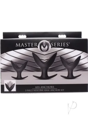 Ms Ass Anchors Silicone Set 3pc