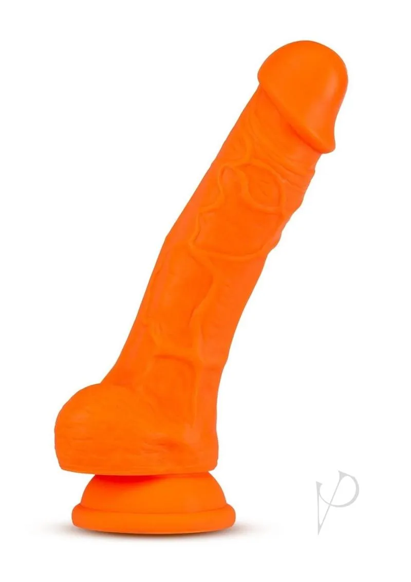 Neo Elite Dd Cock W/balls 7.5 Orange