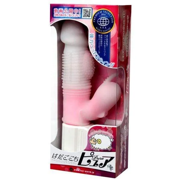 NPG - Hadagokochi Pure Rabbit Vibrator (Pink)