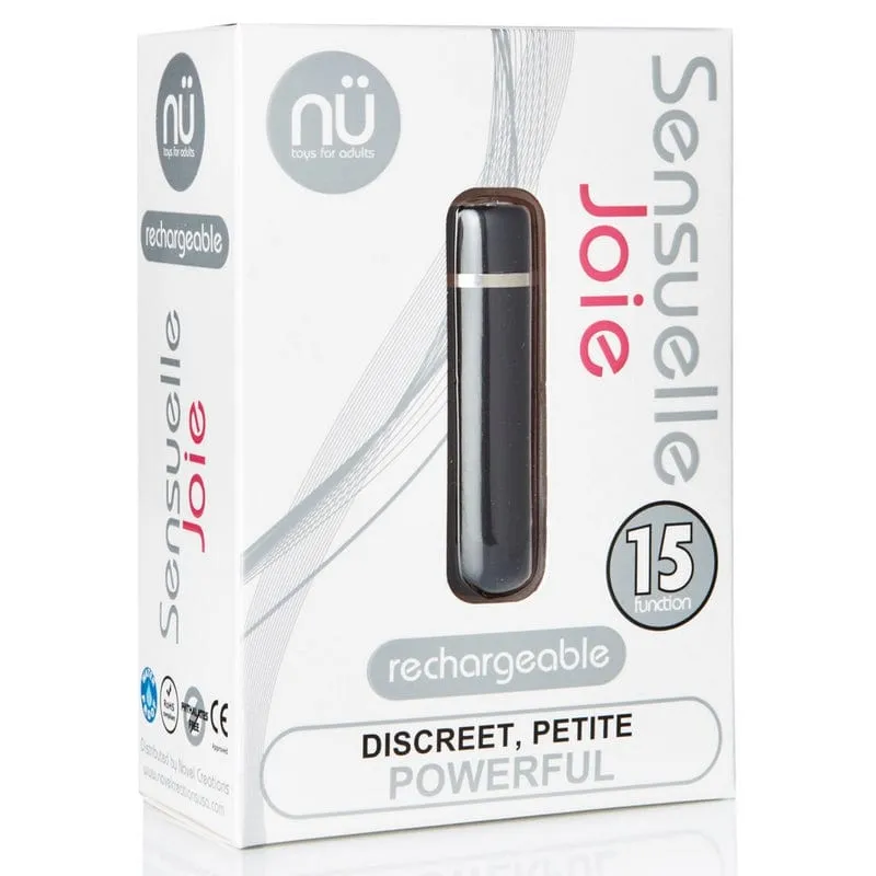 Nu Sensuelle Joie Rechargeable Black Bullet Vibrator
