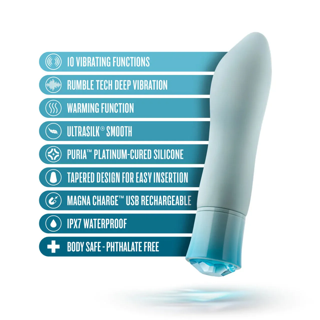 Oh My Gem Vibrator Adror by Blush Novelties