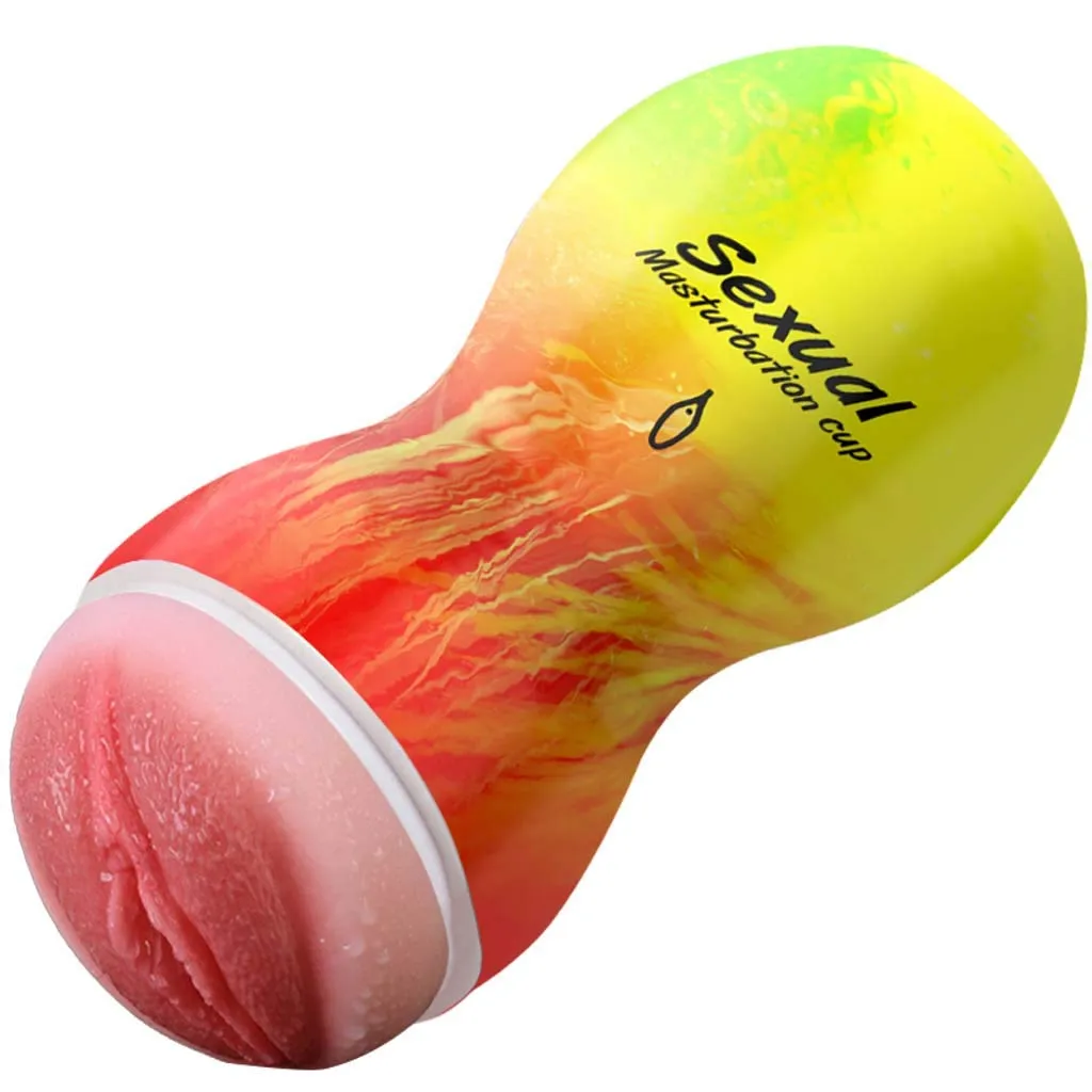 Portable Mute Male Vagina Pocket Pussy Penis Masturbation Toy