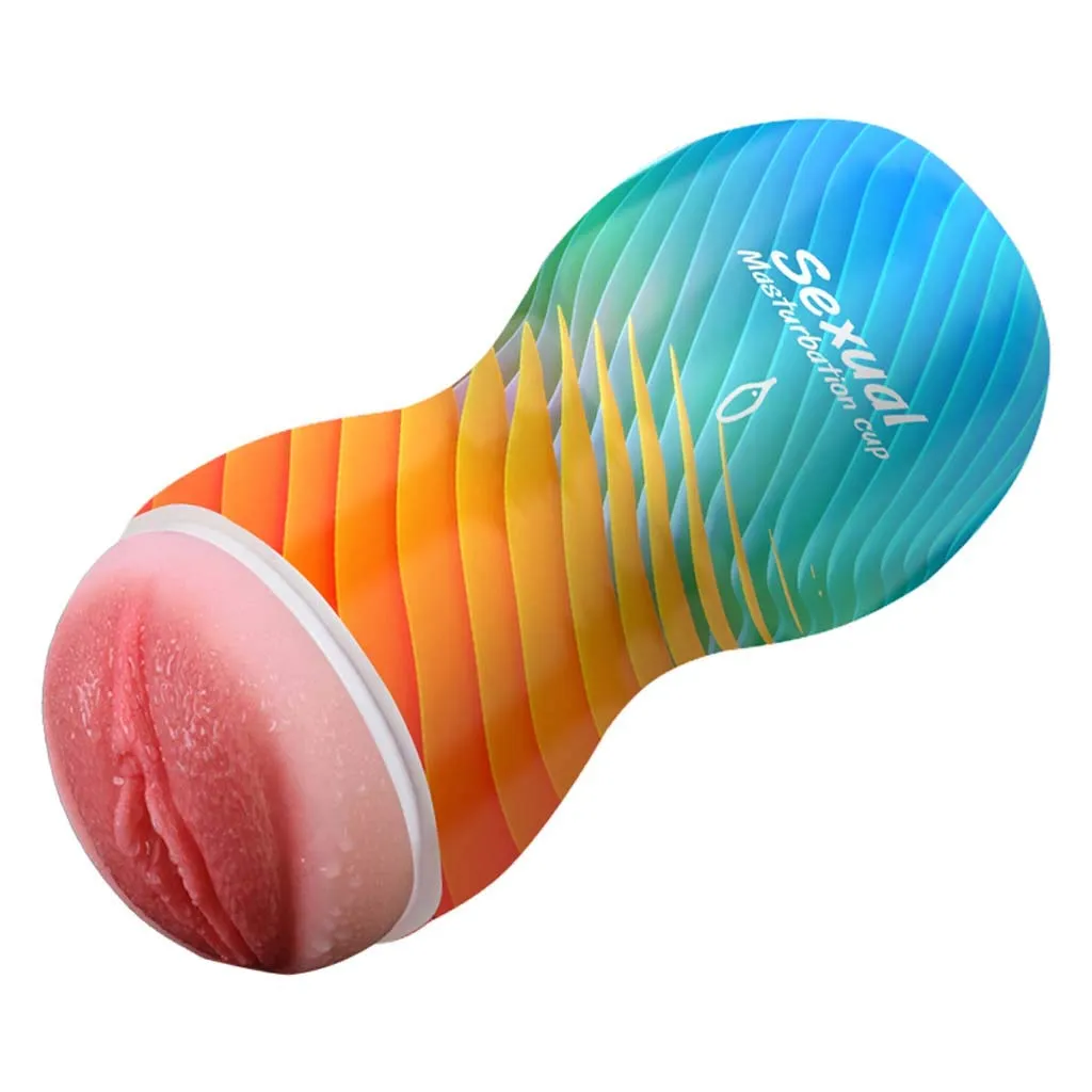 Portable Mute Male Vagina Pocket Pussy Penis Masturbation Toy